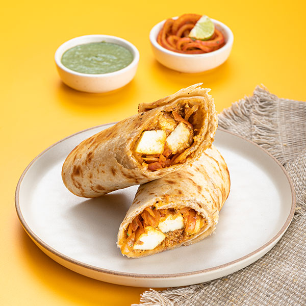 Paneer Tikka Roll.