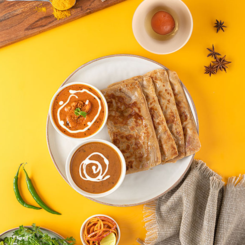 Butter Chicken & Dal Makhani Thali For One