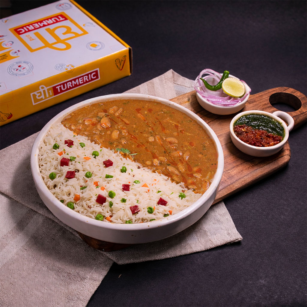 Desi Ghee Rajma Rice Bowl