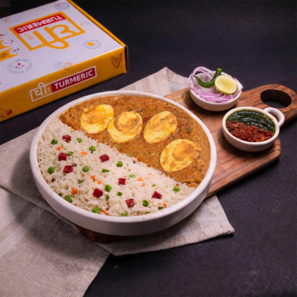 Homestyle Egg Curry Rice Bowl